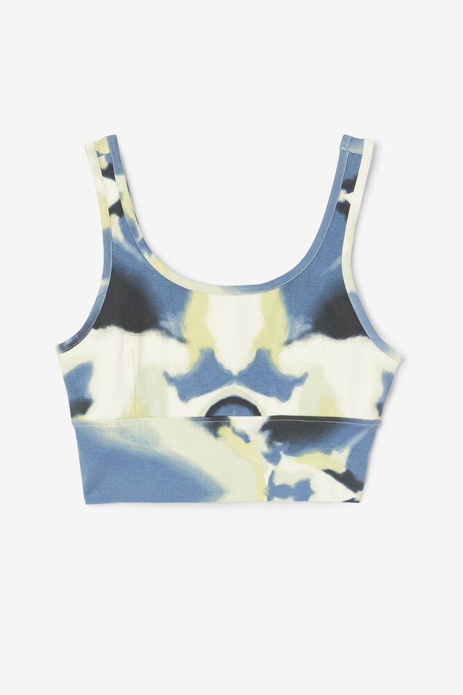 Fila Sports Bra Dawn Top Womens Camo - India ANI-586314